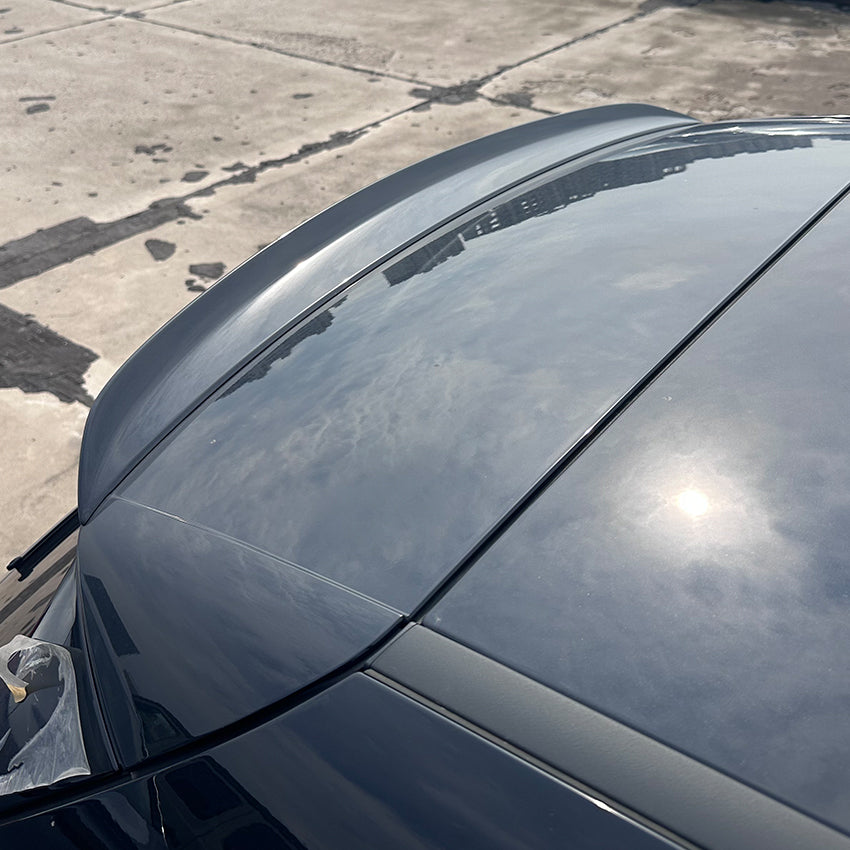 V Style Gloss Black Boot Spoiler for Mercedes Benz W177 A Class Hatchback 18-25 - Carbon Factory