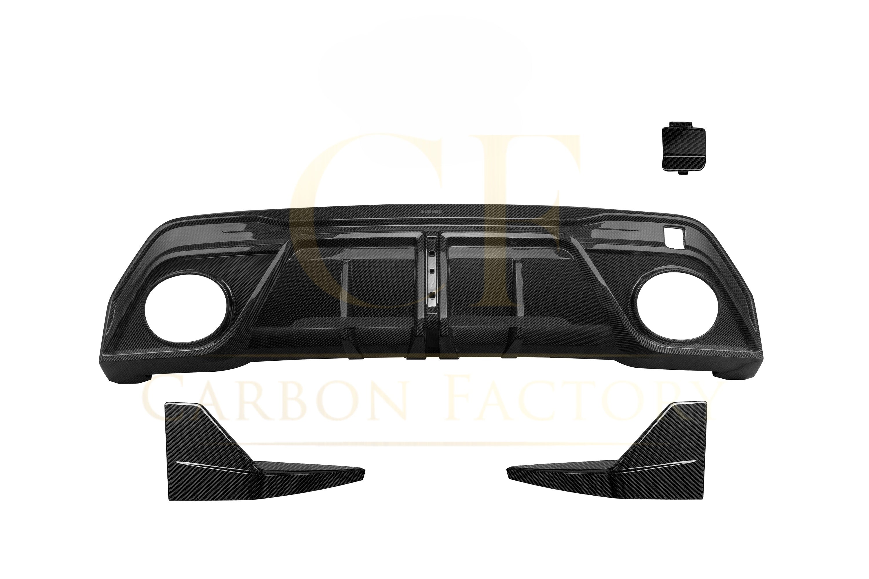 SQ-V1 Style Pre-preg Carbon Fiber Rear Diffuser for Audi RS3 8Y Sportback 24-26 - Carbon Factory