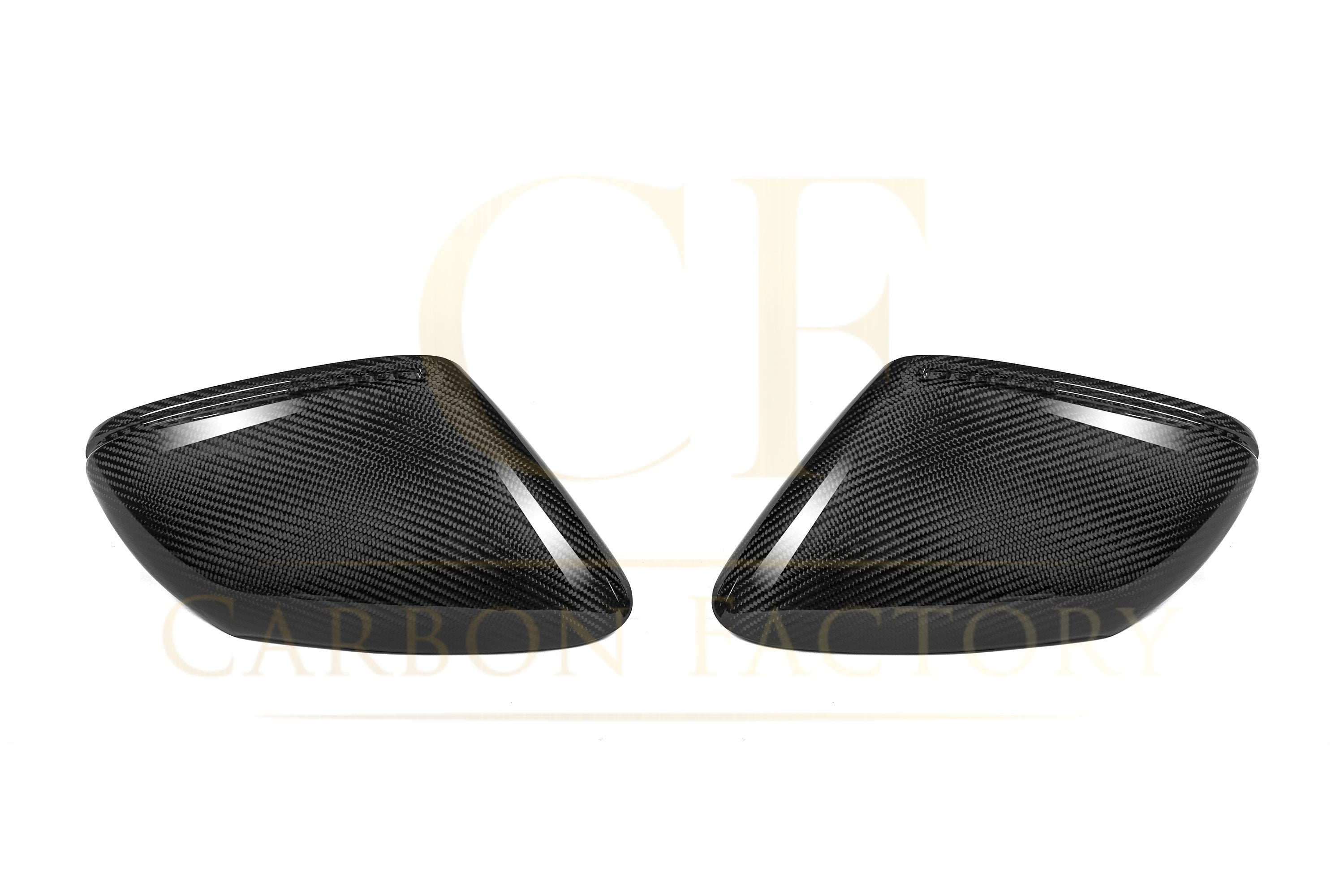 Pre-Preg Carbon Fibre Mirror Covers for Porsche 992 911 LHD 19-Present - Carbon Factory