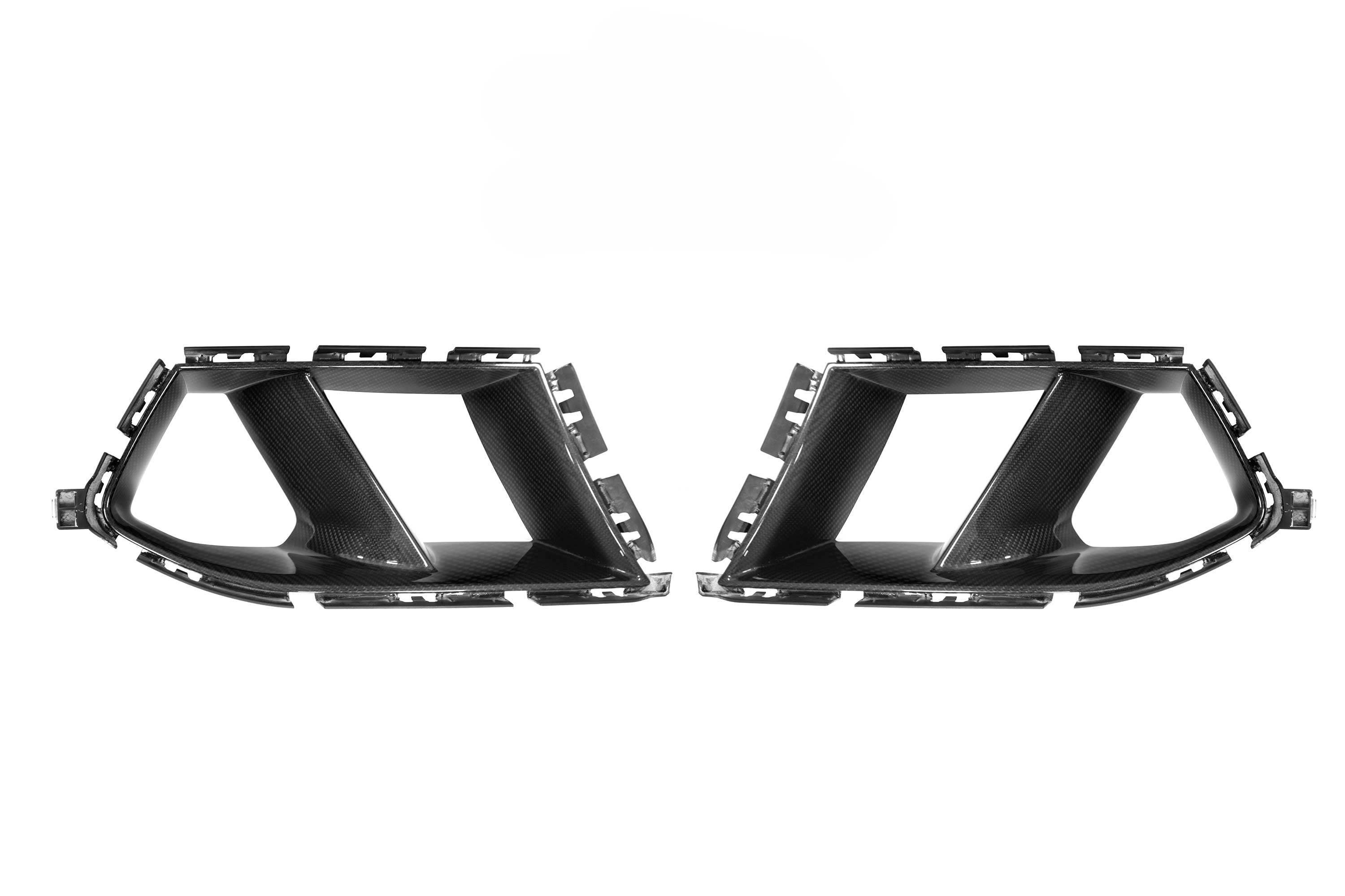 Pre-Preg Carbon Fibre Front Bumper Inserts for BMW G80 M3 G82 G83 M4 21-Present - Carbon Factory