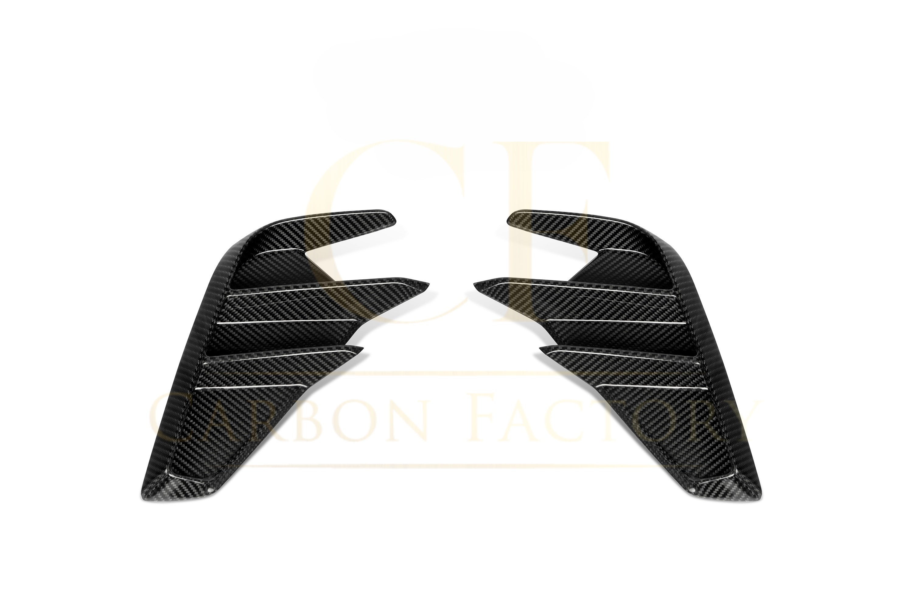 SQ Style Pre-preg Carbon Fiber Rear Bumper Inserts for Audi RS3 8Y Sportback 20-26 - Carbon Factory