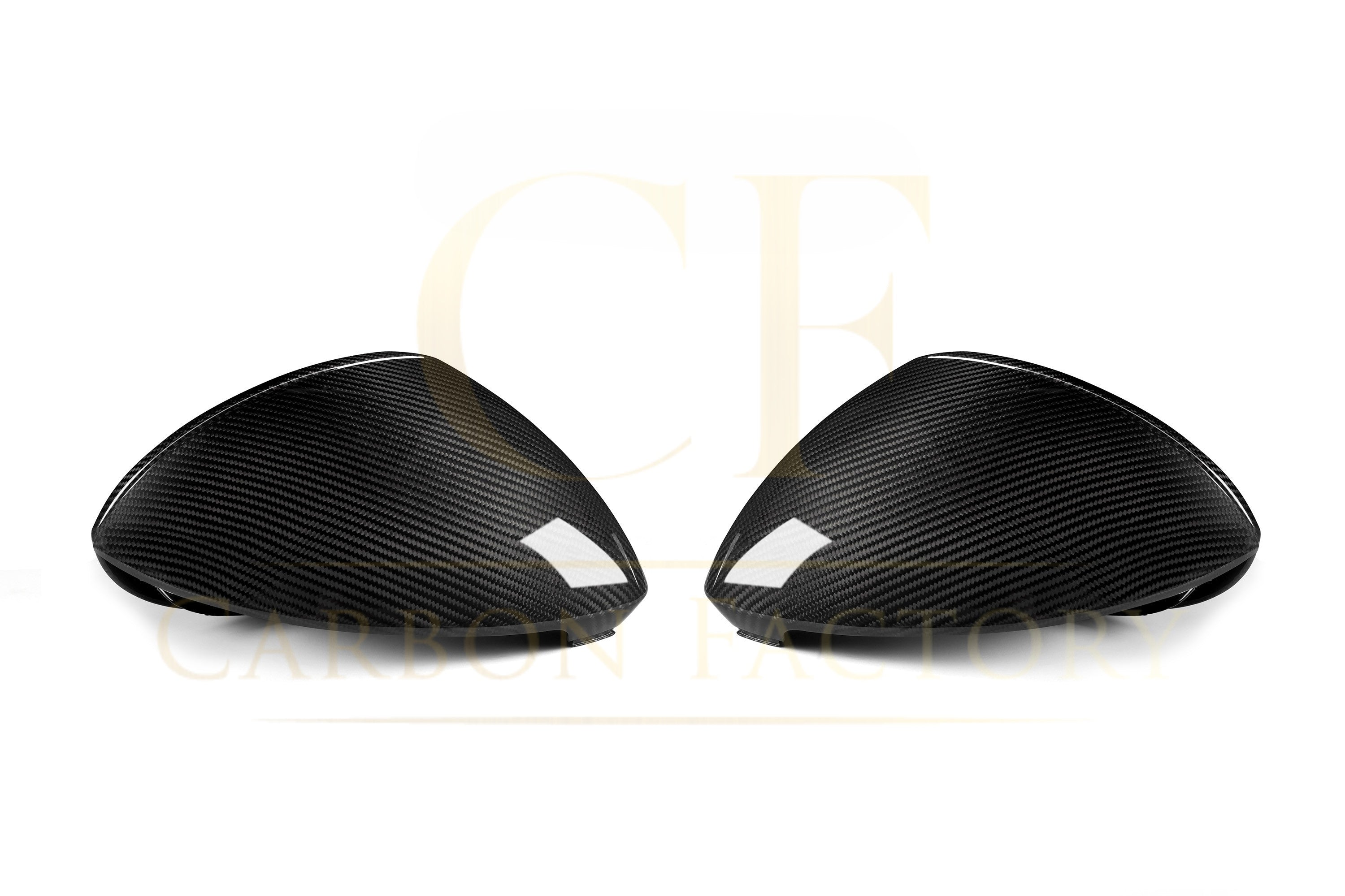 Pre-Preg Carbon Fibre Mirror Covers for Porsche Caynne 9ya 17-Present LHD - Carbon Factory