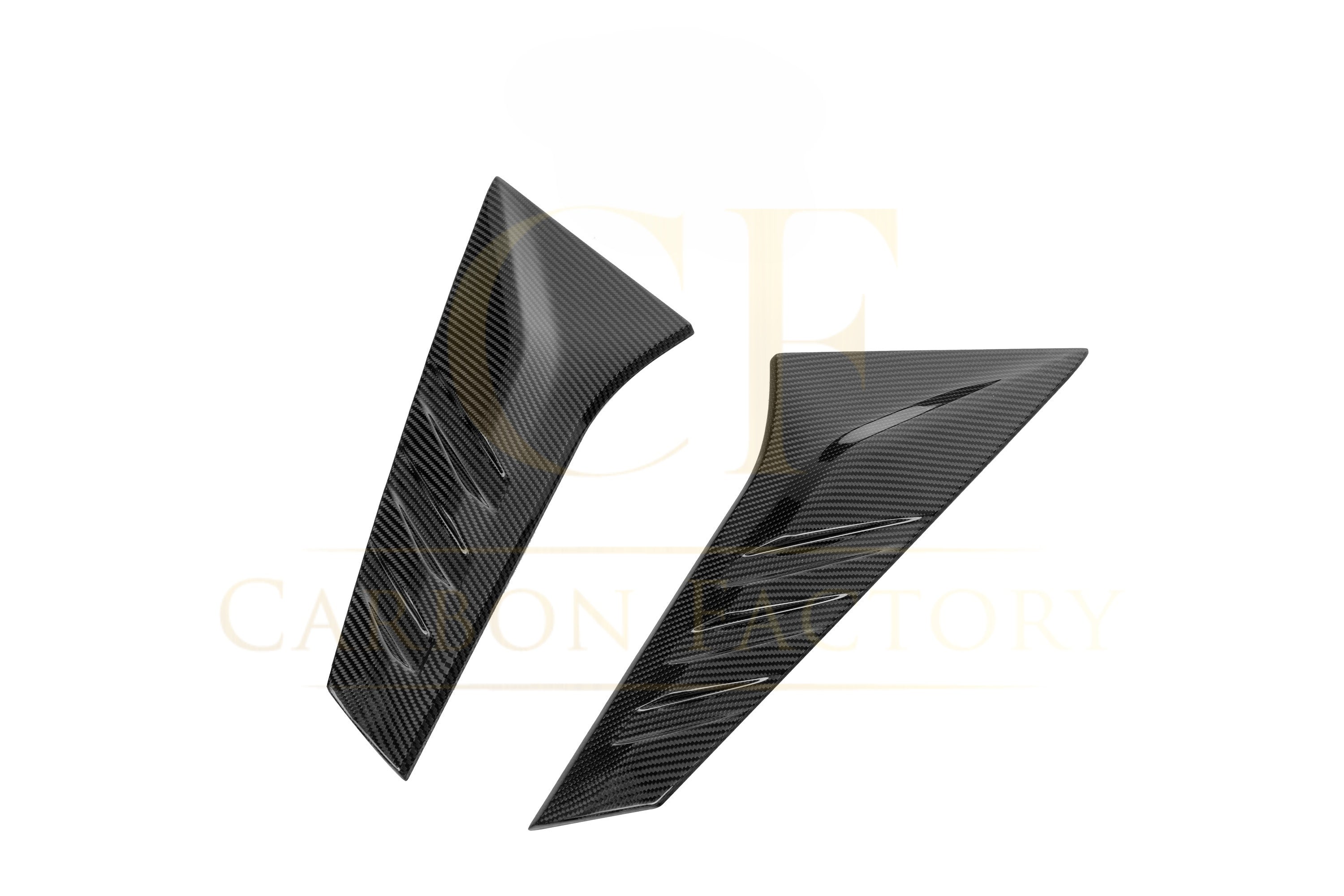 SQ Style Pre-preg Carbon Fiber Rear Window Fins for Audi RS3 8Y Sportback 20-26 - Carbon Factory