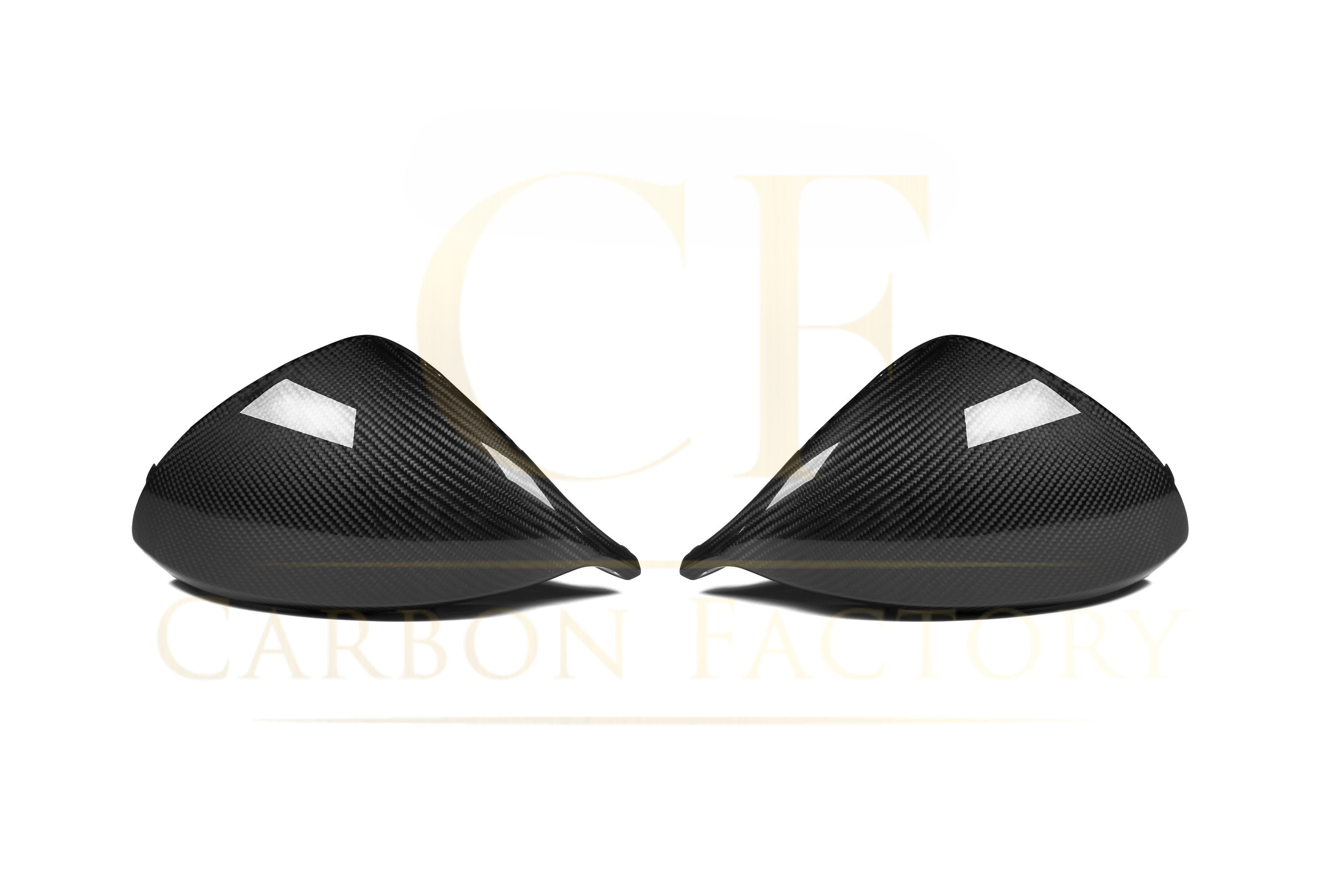Pre-Preg Carbon Fibre Mirror Covers for Porsche 991 911 RS LHD 11-15 - Carbon Factory