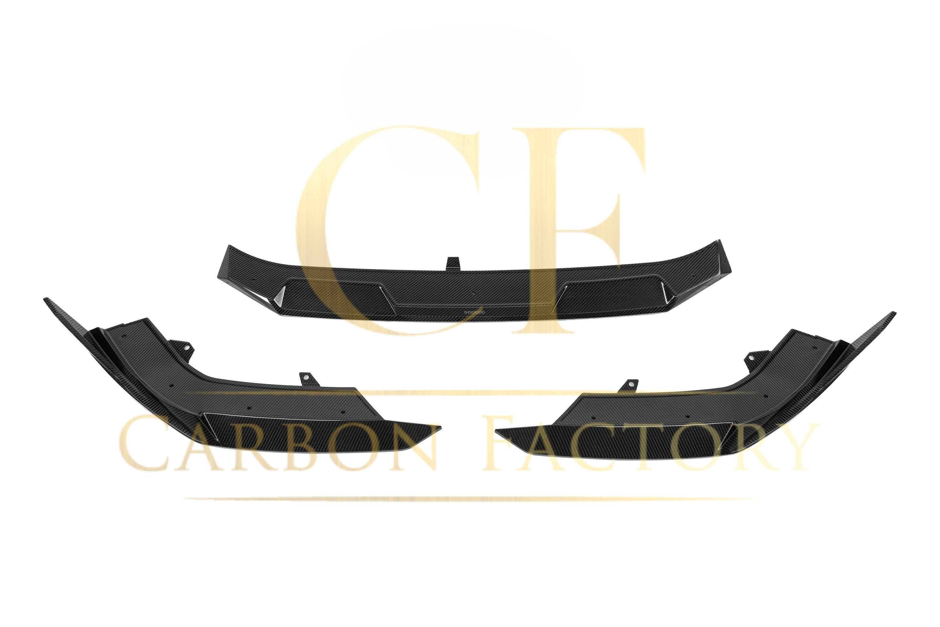 SQ-V1 Style Pre-preg Carbon Fiber Front Splitter for Audi RS3 8Y 24-26 - Carbon Factory