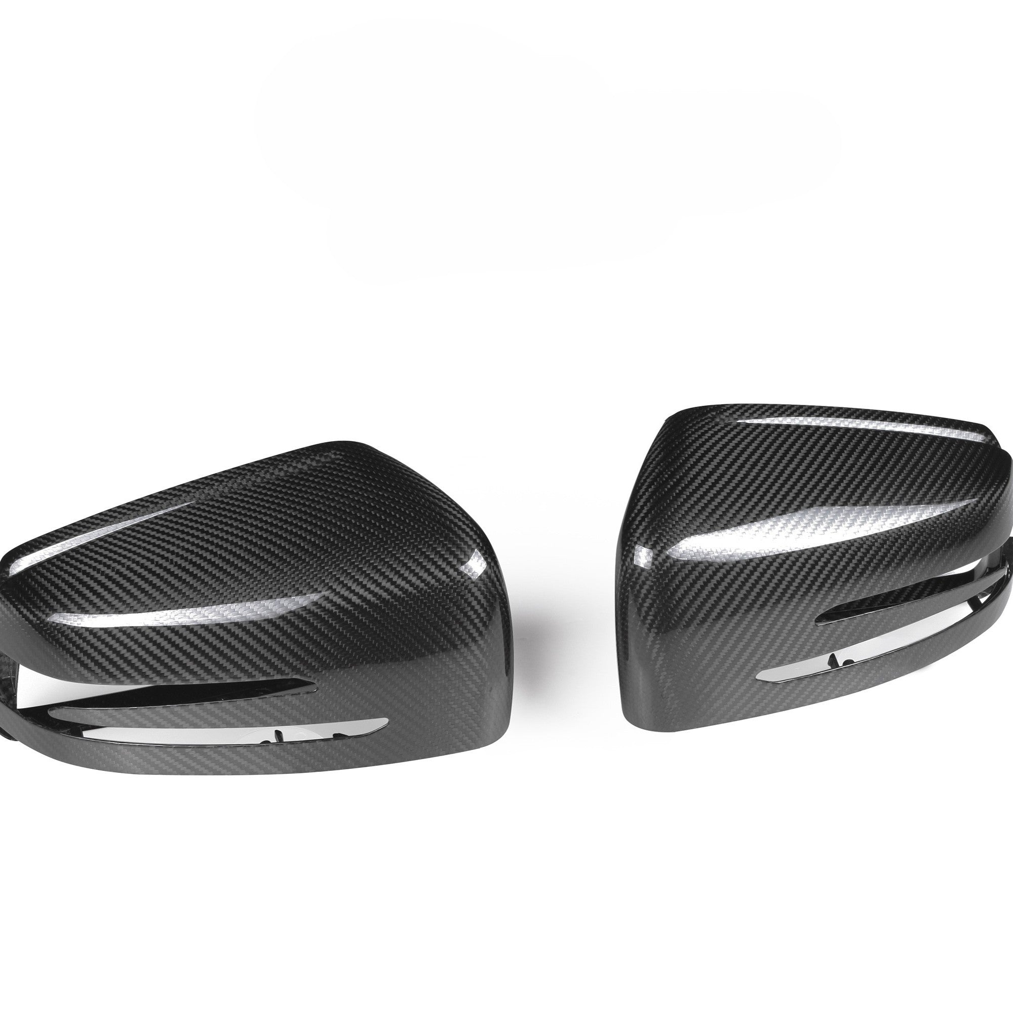 Pre-preg Carbon Fibre Replacement Mirror Covers for Mercedes Benz W463 G Class G Wagon 10-17 - Carbon Factory
