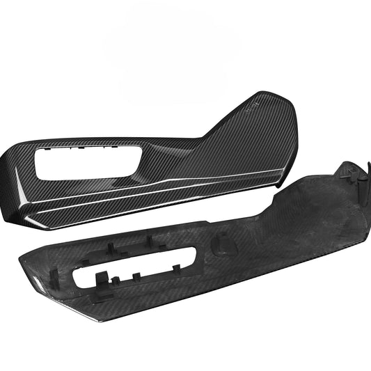 Carbon Factory Pre-Preg Carbon Fibre Seat Side Trims for BMW G90 G99 M5 24-Present - Carbon Factory