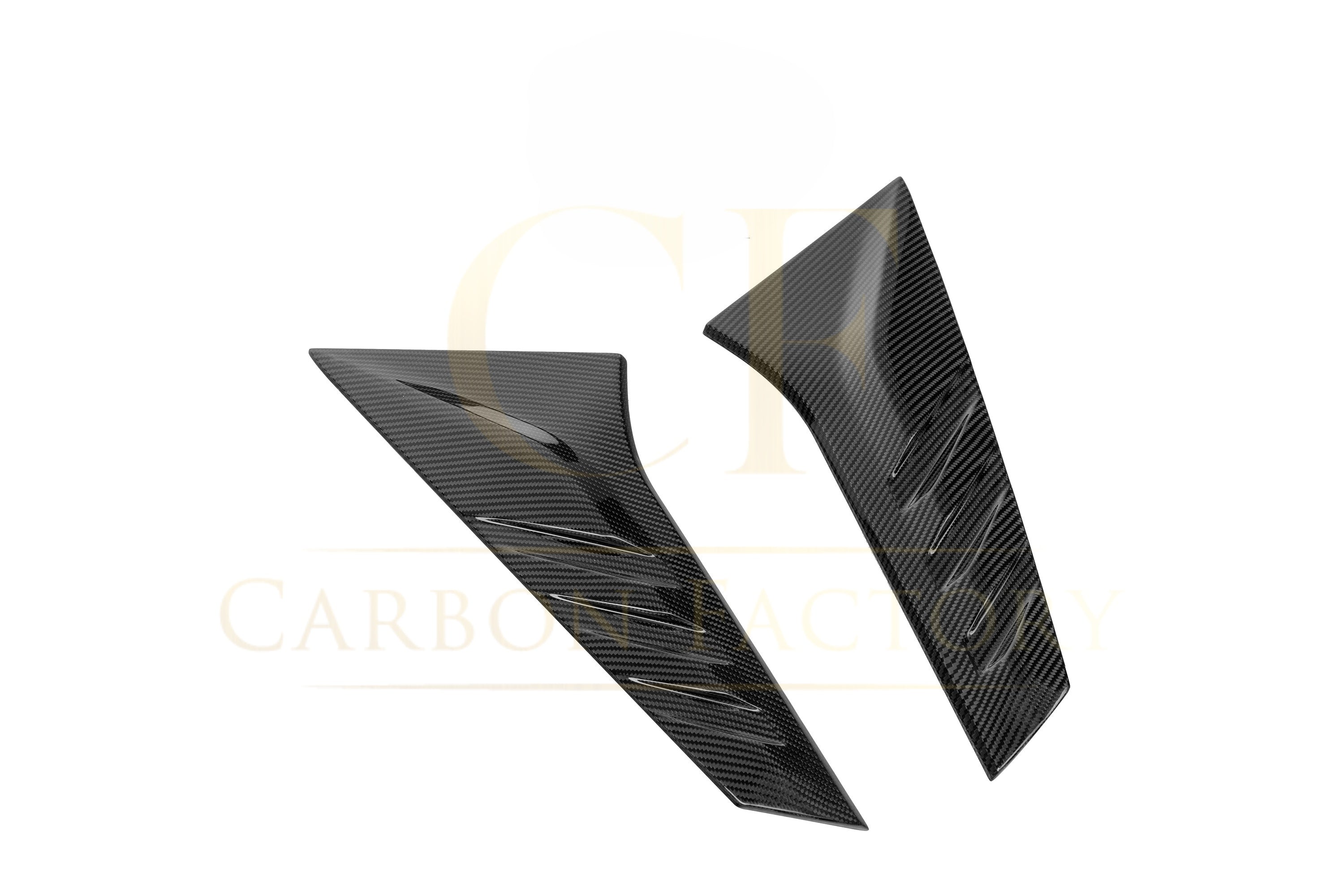 SQ Style Pre-preg Carbon Fiber Rear Window Fins for Audi RS3 8Y Sportback 20-26 - Carbon Factory