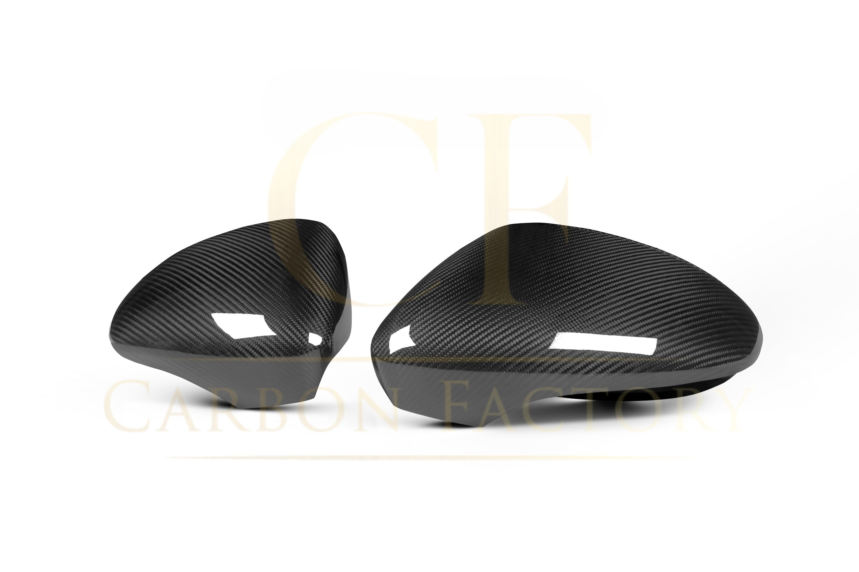 Pre-Preg Carbon Fibre Mirror Covers for Porsche Panamera 971 LHD 17-23 - Carbon Factory