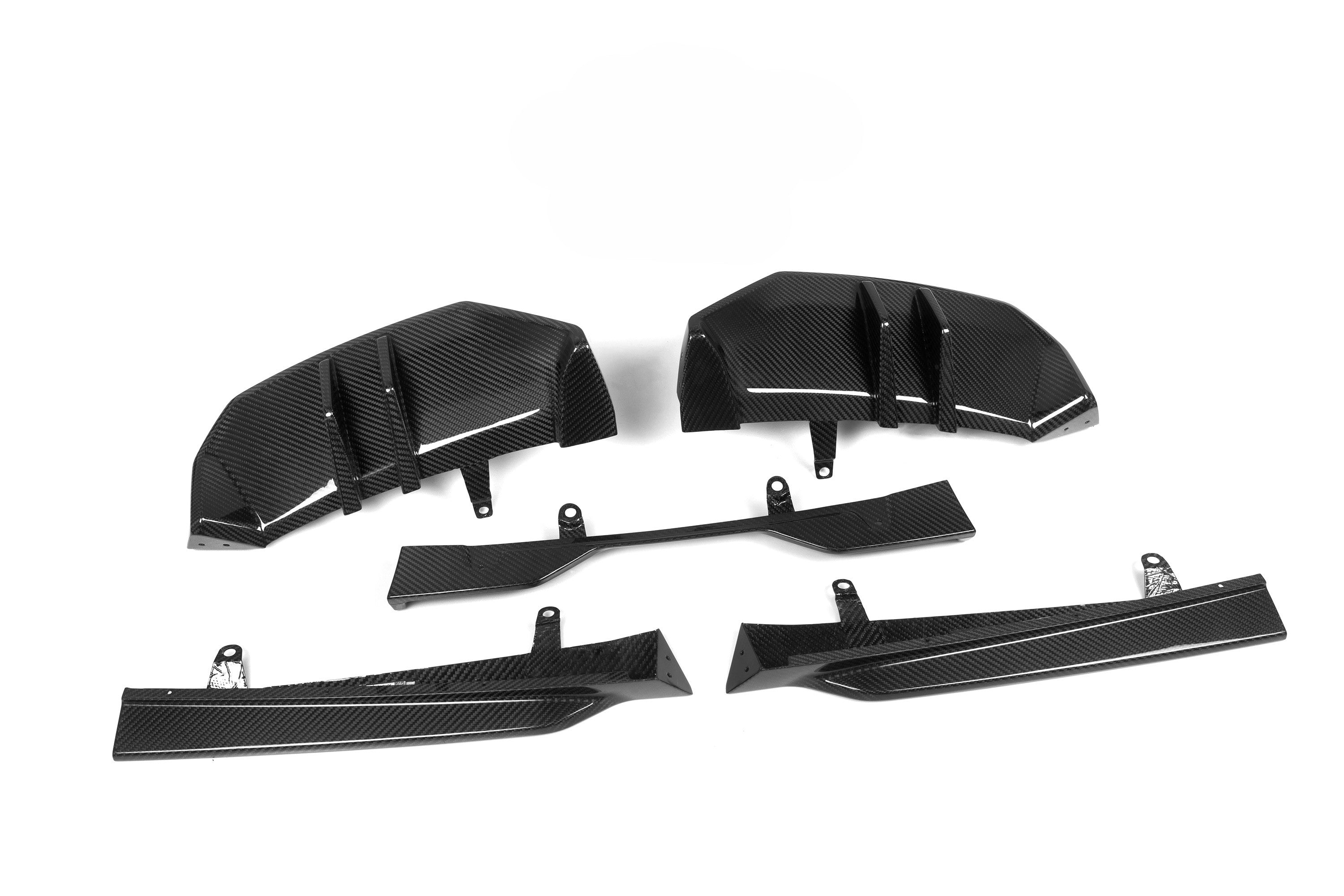 MP Style Pre-Preg Carbon Fibre Rear Diffuser for BMW G60 5 Series 24-Present - Carbon Factory