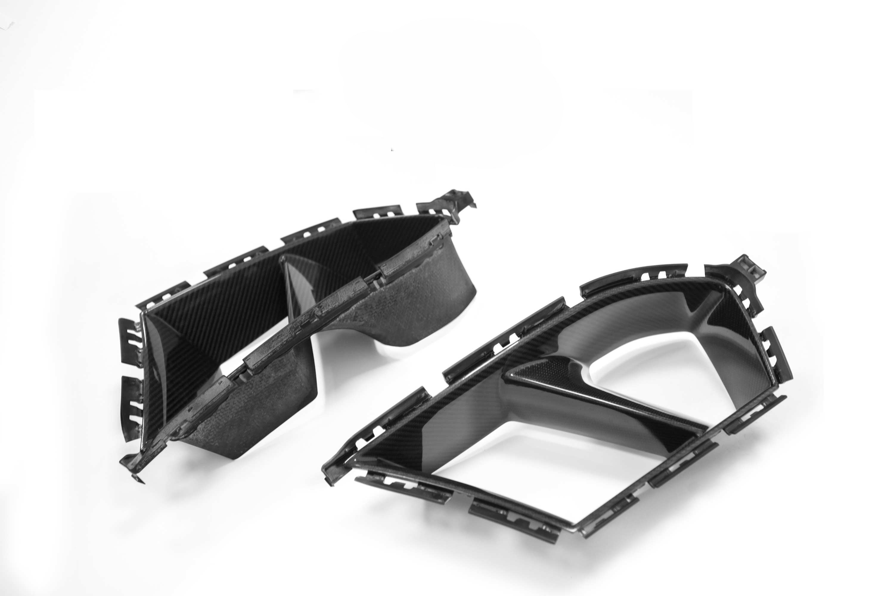 Pre-Preg Carbon Fibre Front Bumper Inserts for BMW G80 M3 G82 G83 M4 21-Present - Carbon Factory