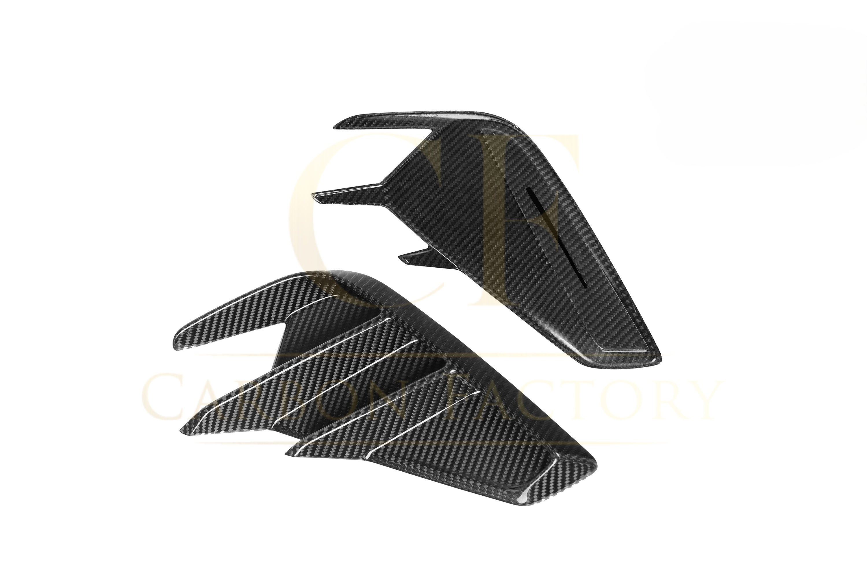 SQ Style Pre-preg Carbon Fiber Rear Bumper Inserts for Audi RS3 8Y Sportback 20-26 - Carbon Factory