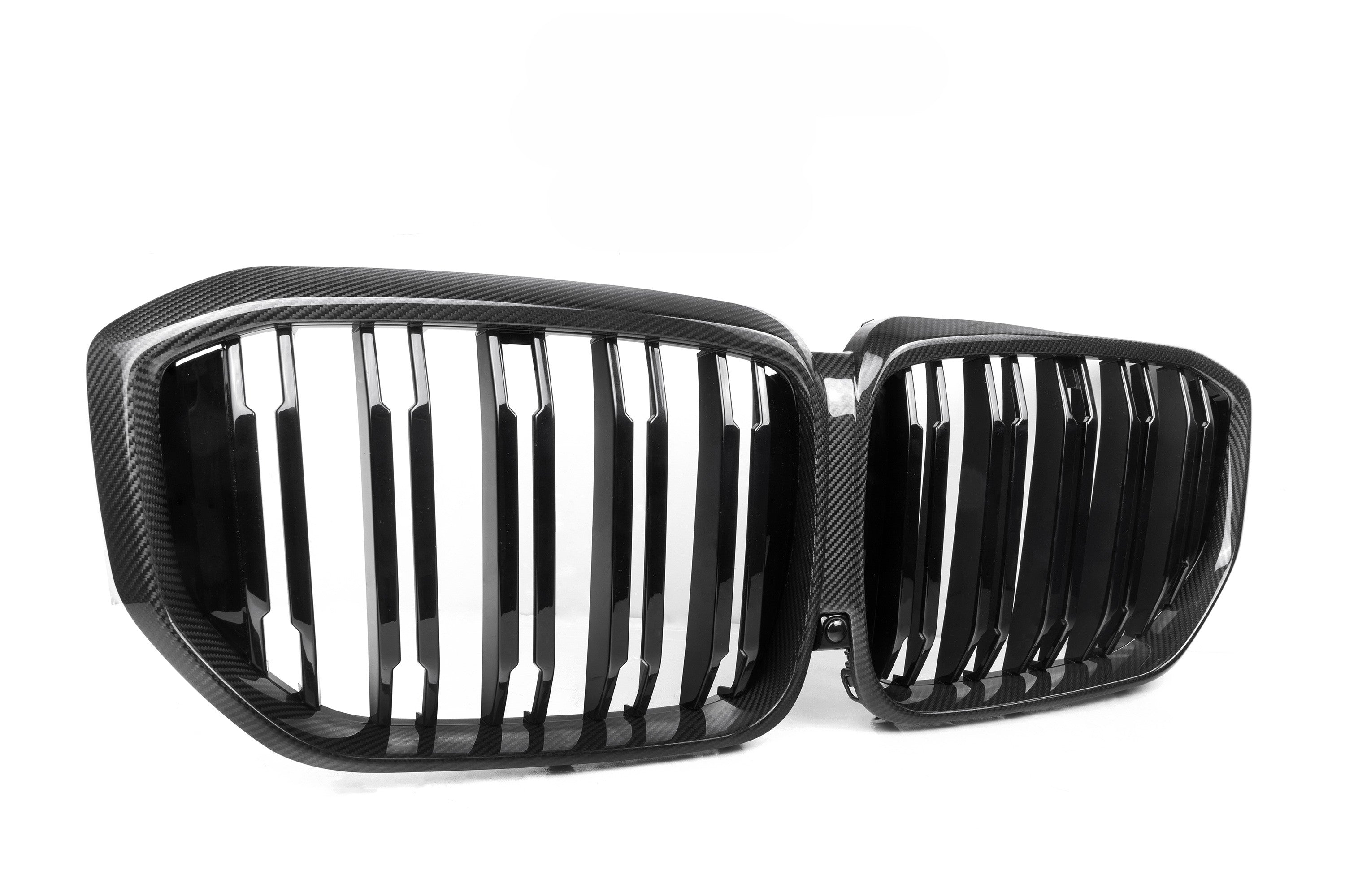 Double Slat Pre-preg Carbon Fibre Front Grille for BMW G05 X5 LCI 23-25 - Carbon Factory
