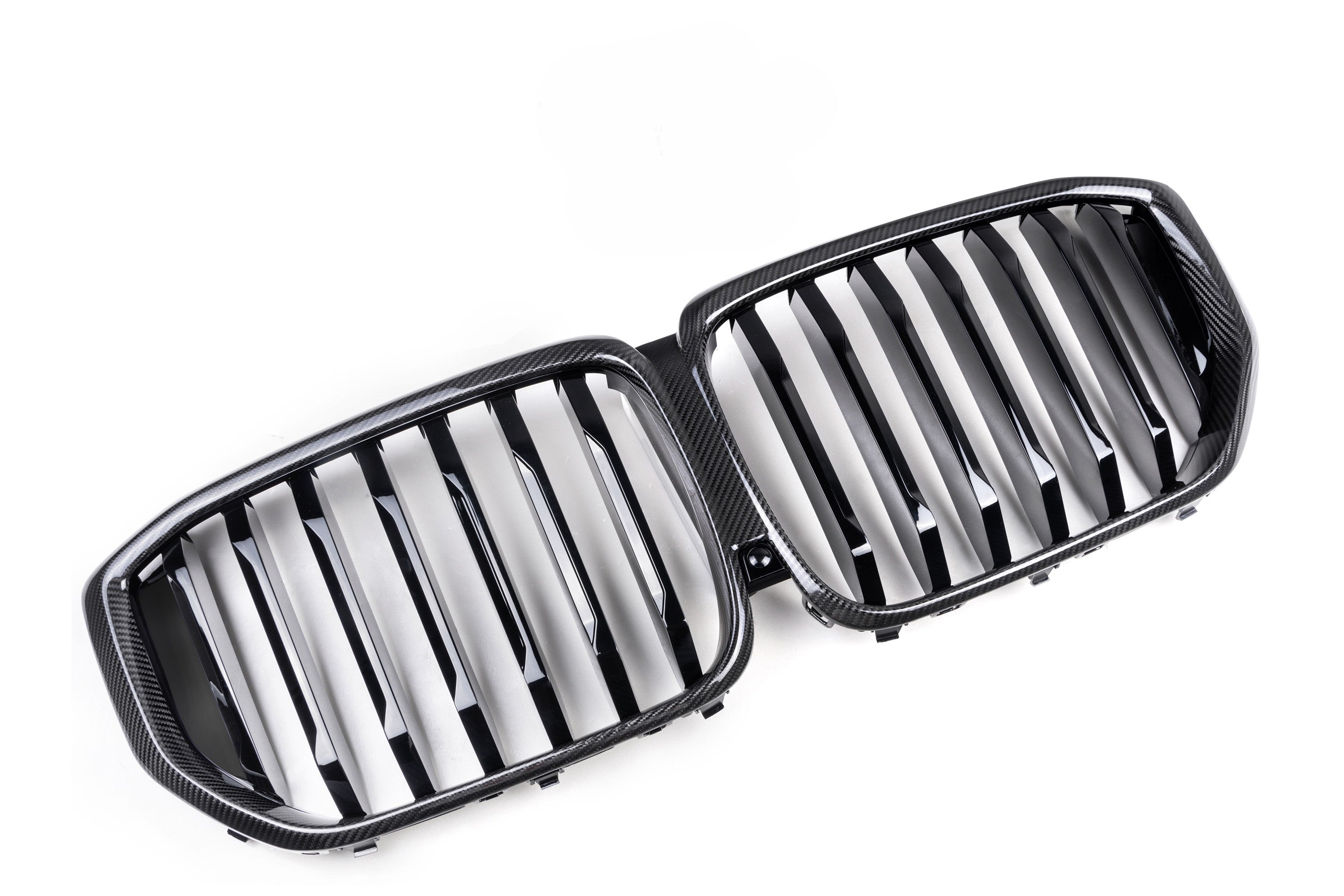 Single Slat Pre-preg Carbon Fibre Front Grille for BMW G05 X5 LCI 23-25 - Carbon Factory