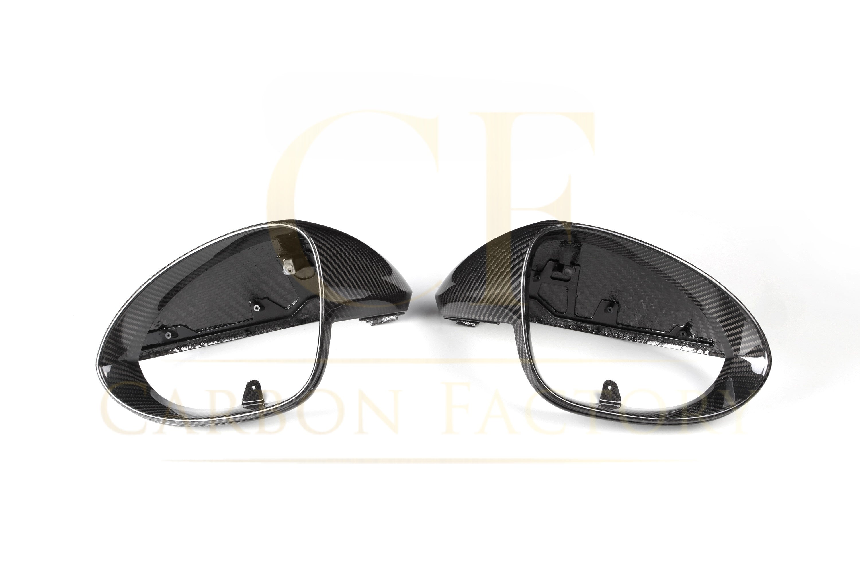 Pre-Preg Carbon Fibre Mirror Covers for Porsche Caynne 9ya 17-Present LHD - Carbon Factory