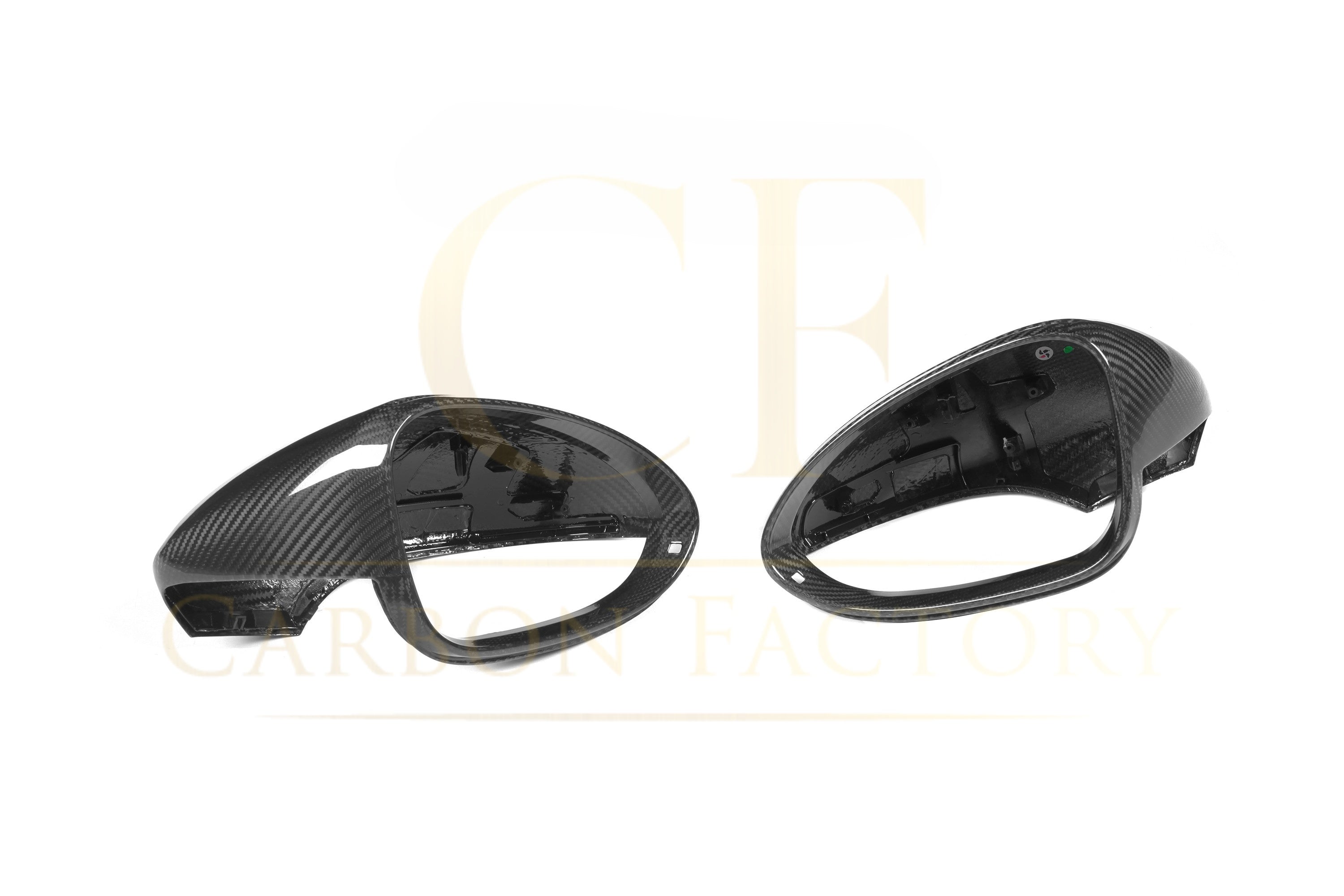 Pre-Preg Carbon Fibre Mirror Covers for Porsche Panamera 971 LHD 17-23 - Carbon Factory