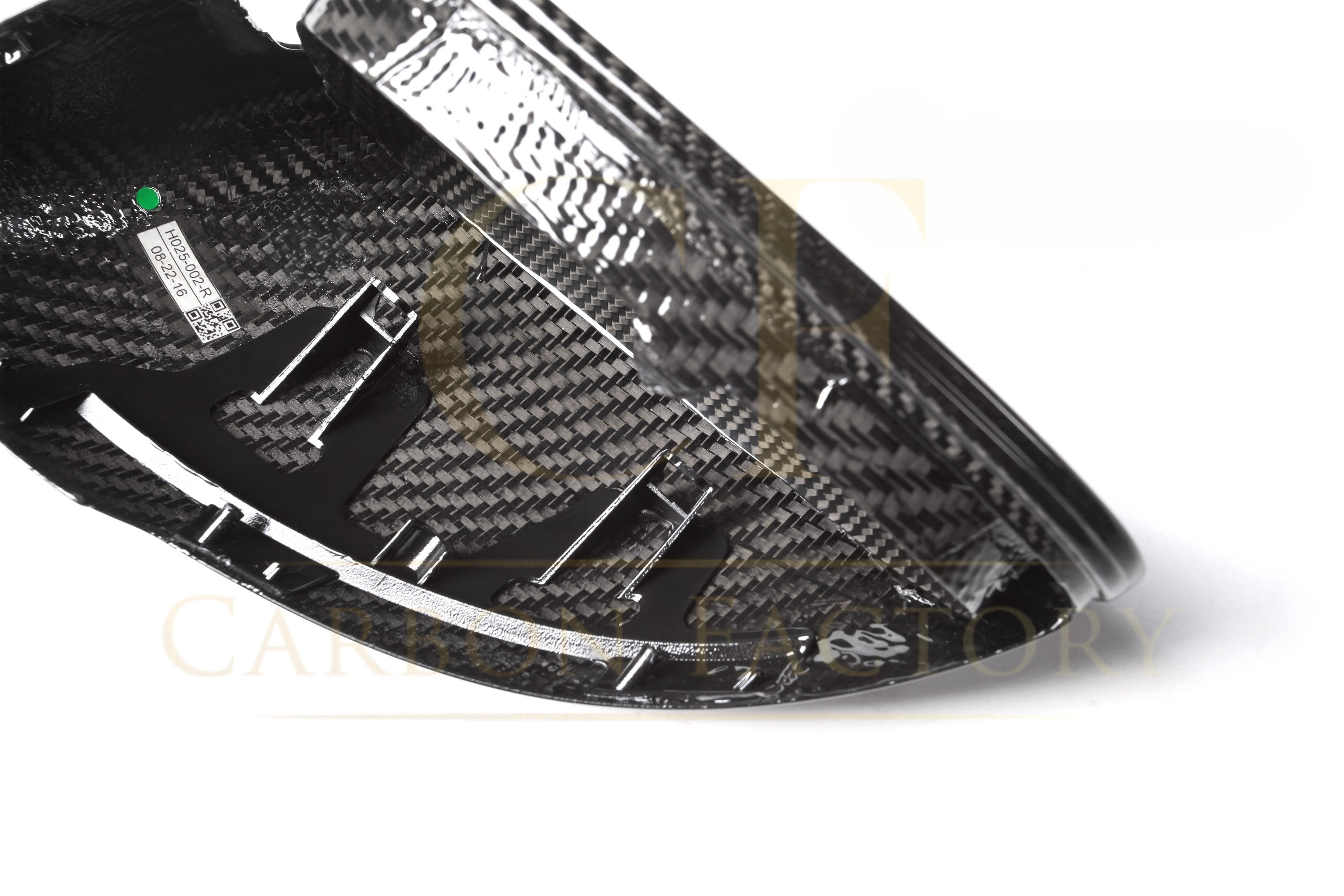 Pre-Preg Carbon Fibre Mirror Covers for Porsche Macan 14-26 - Carbon Factory