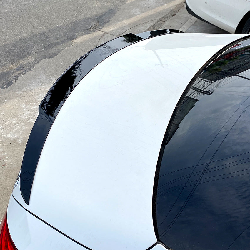 Brabus Style Gloss Black Boot Spoiler for Mercedes Benz W205 C Class Saloon 15-21 - Carbon Factory