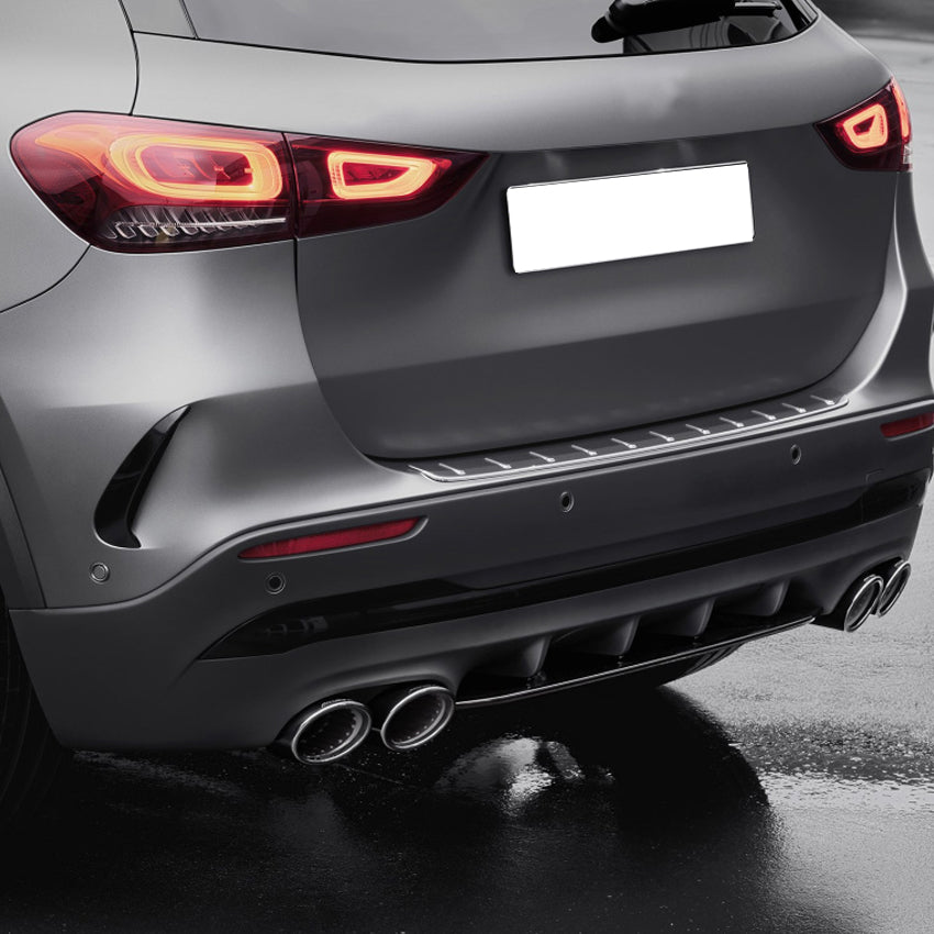 Gloss Black Rear Diffuser Extension for Mercedes Benz H247 GLA 20-Present