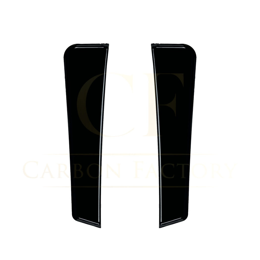 Gloss Black Front Canards set for Mercedes Benz W117 CLA AMG 13-15