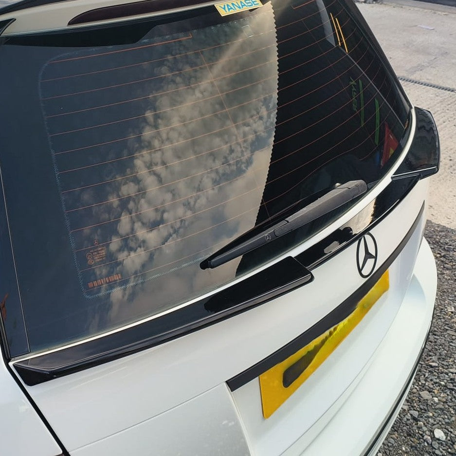 V Style Gloss Black Boot Spoiler for Mercedes Benz W204 C Class & C63 Estate 07-14