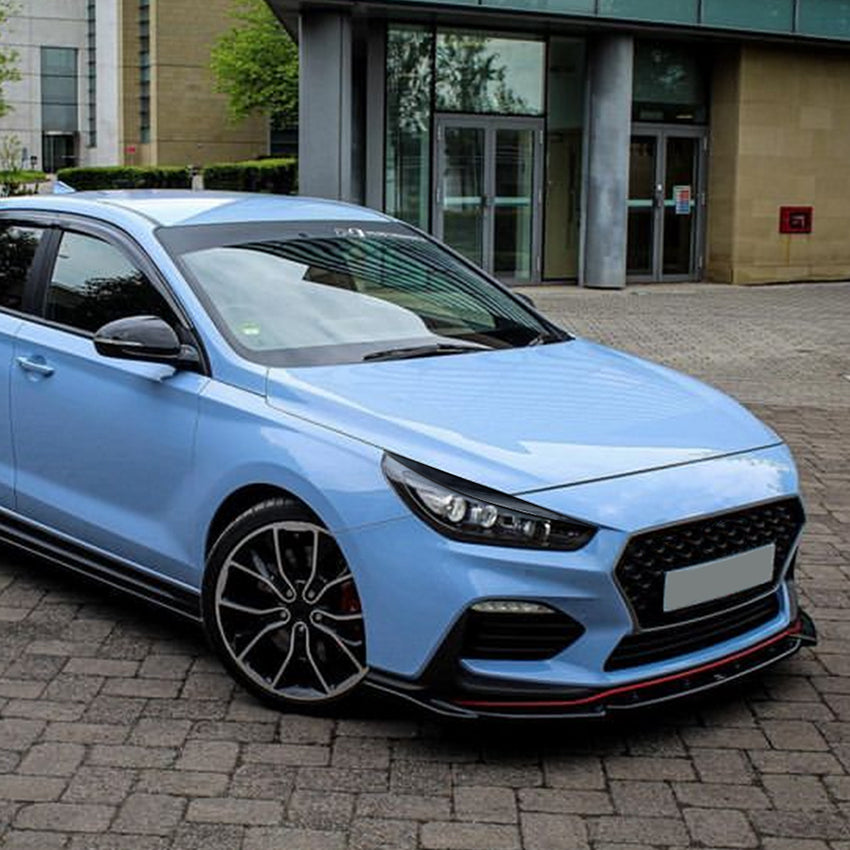 Gloss Black Headlight Trims for Hyundai i30 i30N MK3 17-19