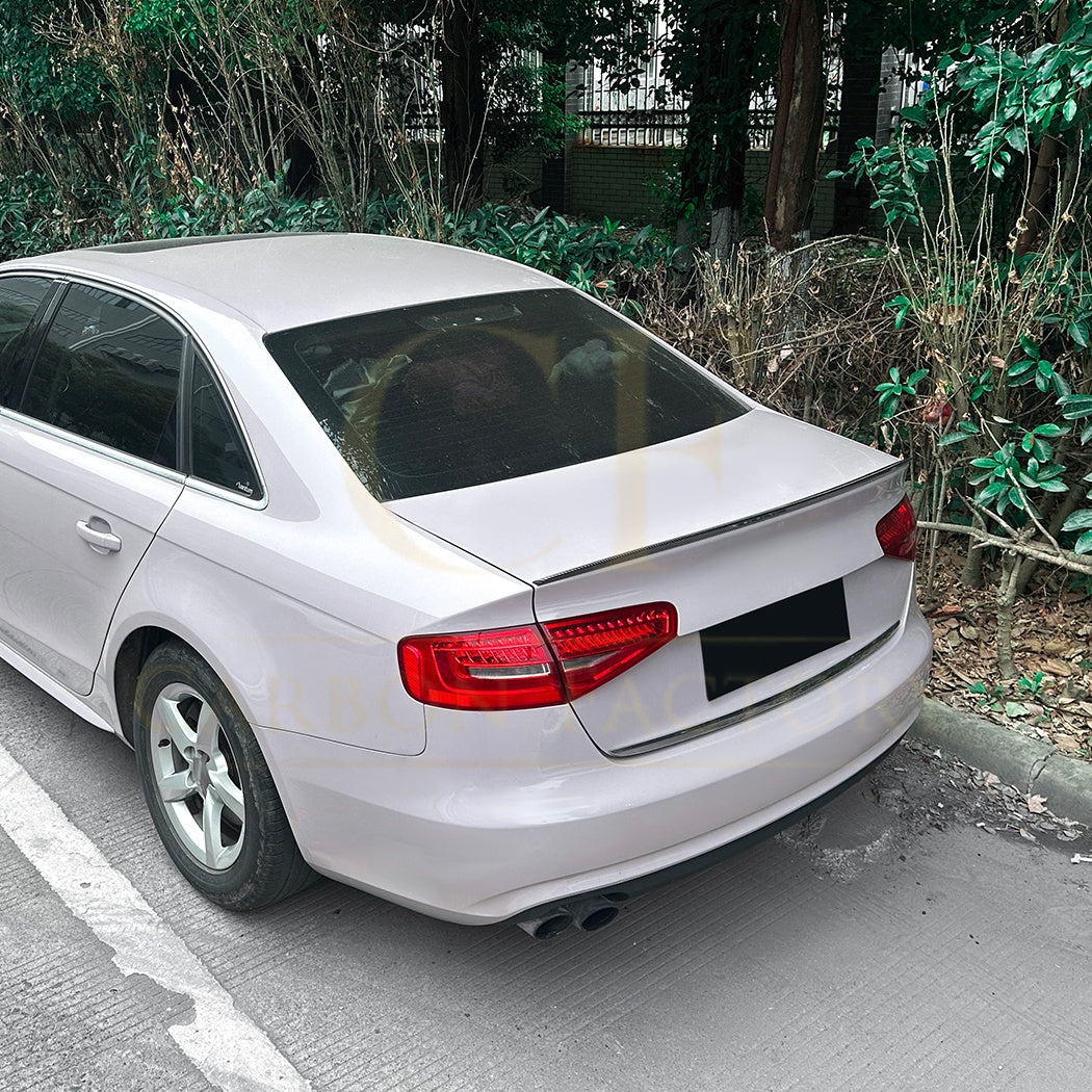 S Style Gloss Black Boot Spoiler for Audi S4 B8 B8.5 08-15 - Carbon Factory