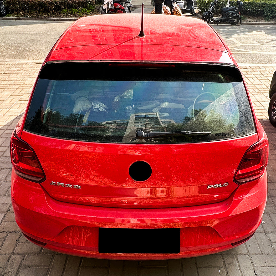 V Style Gloss Black Roof Spoiler for VW Polo MK5 6R 6C Standard model 10-17 (Copy)