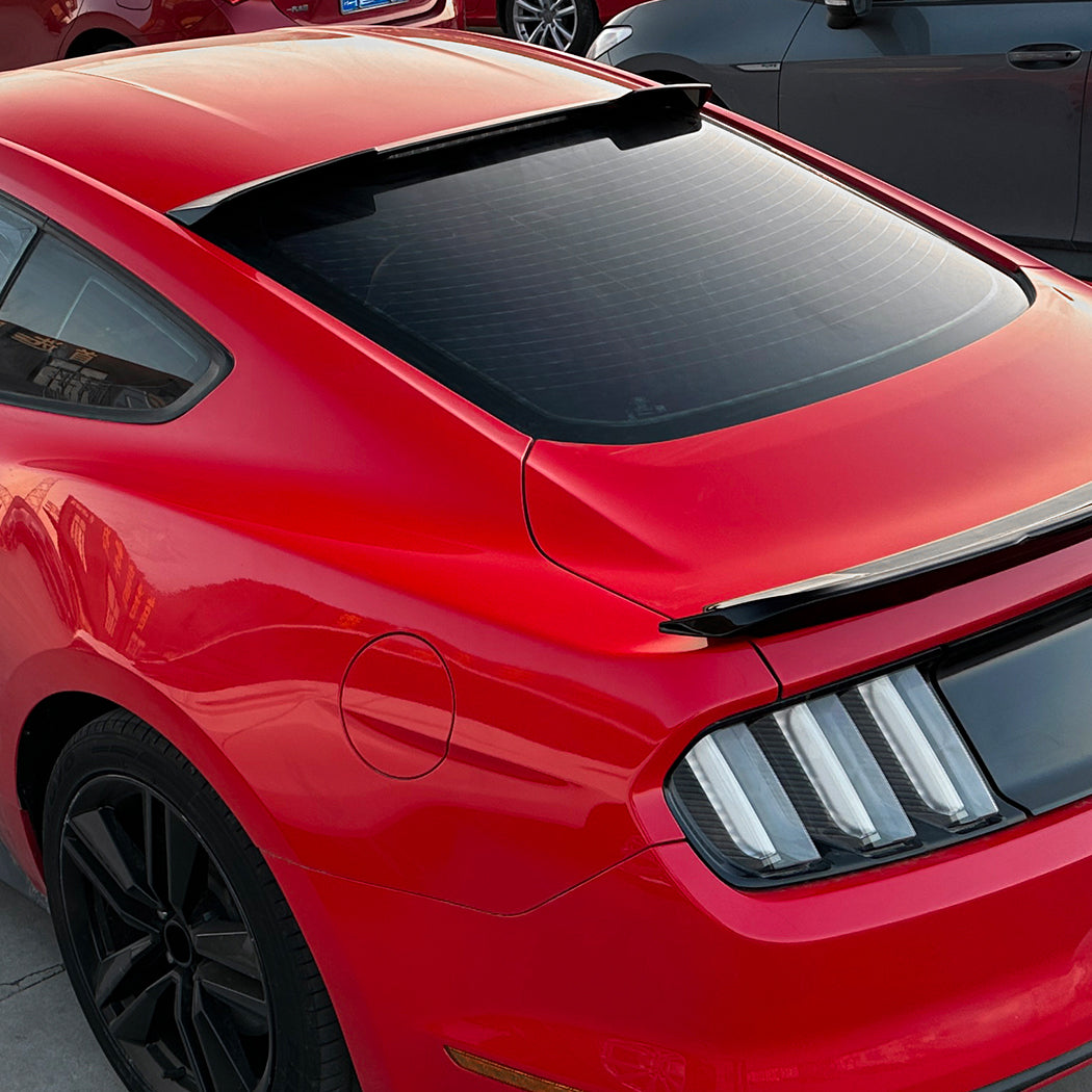 Gloss Black Roof Spoiler for Ford Mustang S550 MK6 15-23