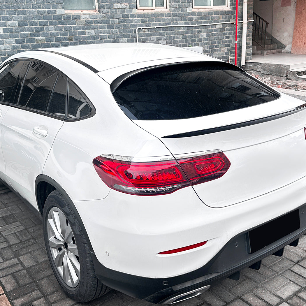 A Style Gloss Black Roof Spoiler for Mercedes Benz C253 GLC Coupe 15-22