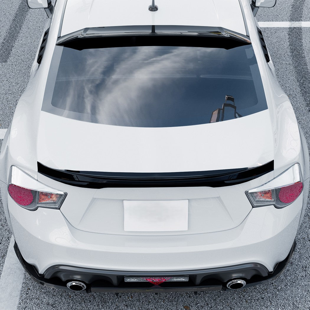 V style Gloss Black Boot Spoiler for Toyota GT86 12-20