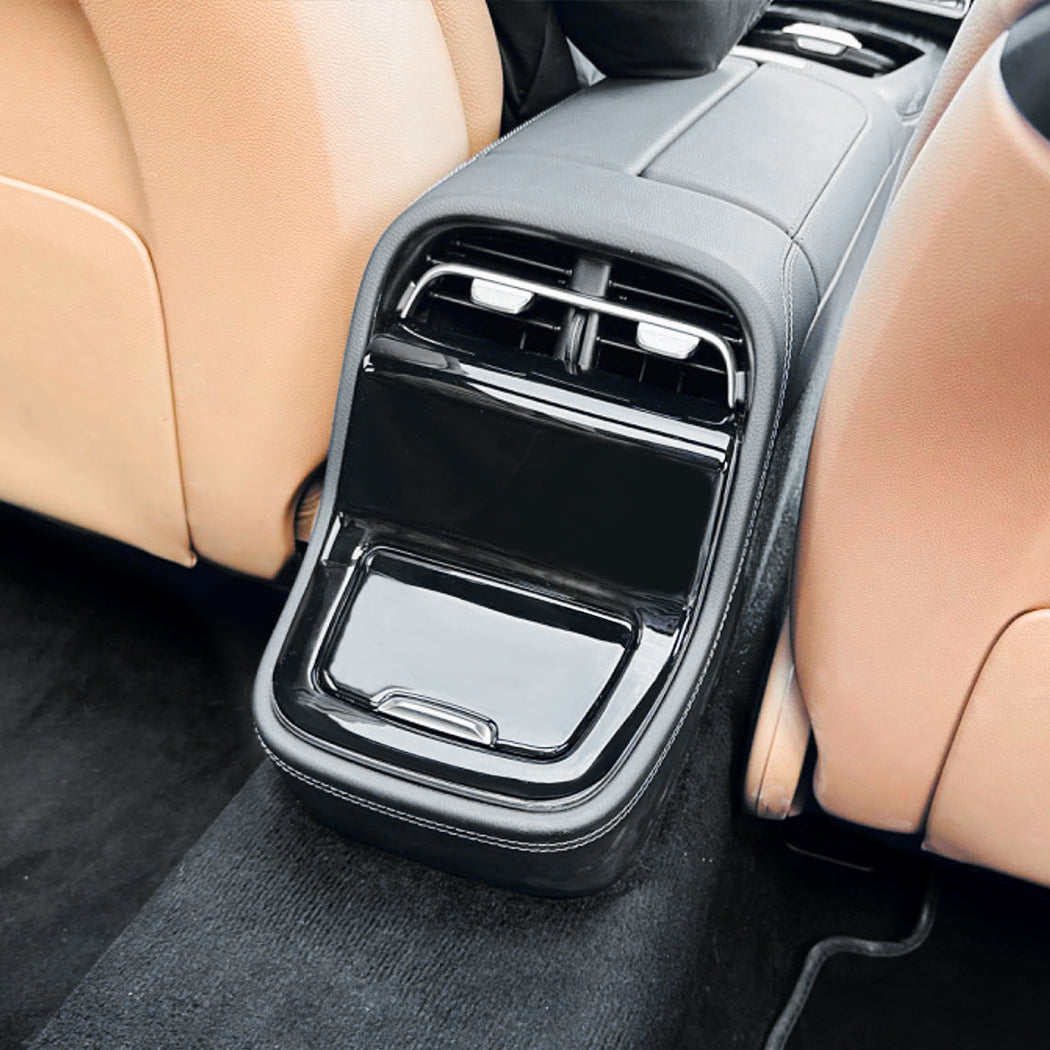 Gloss Black Rear Interior Trims for Mercedes Benz W214 E Class 24-Present - Carbon Factory