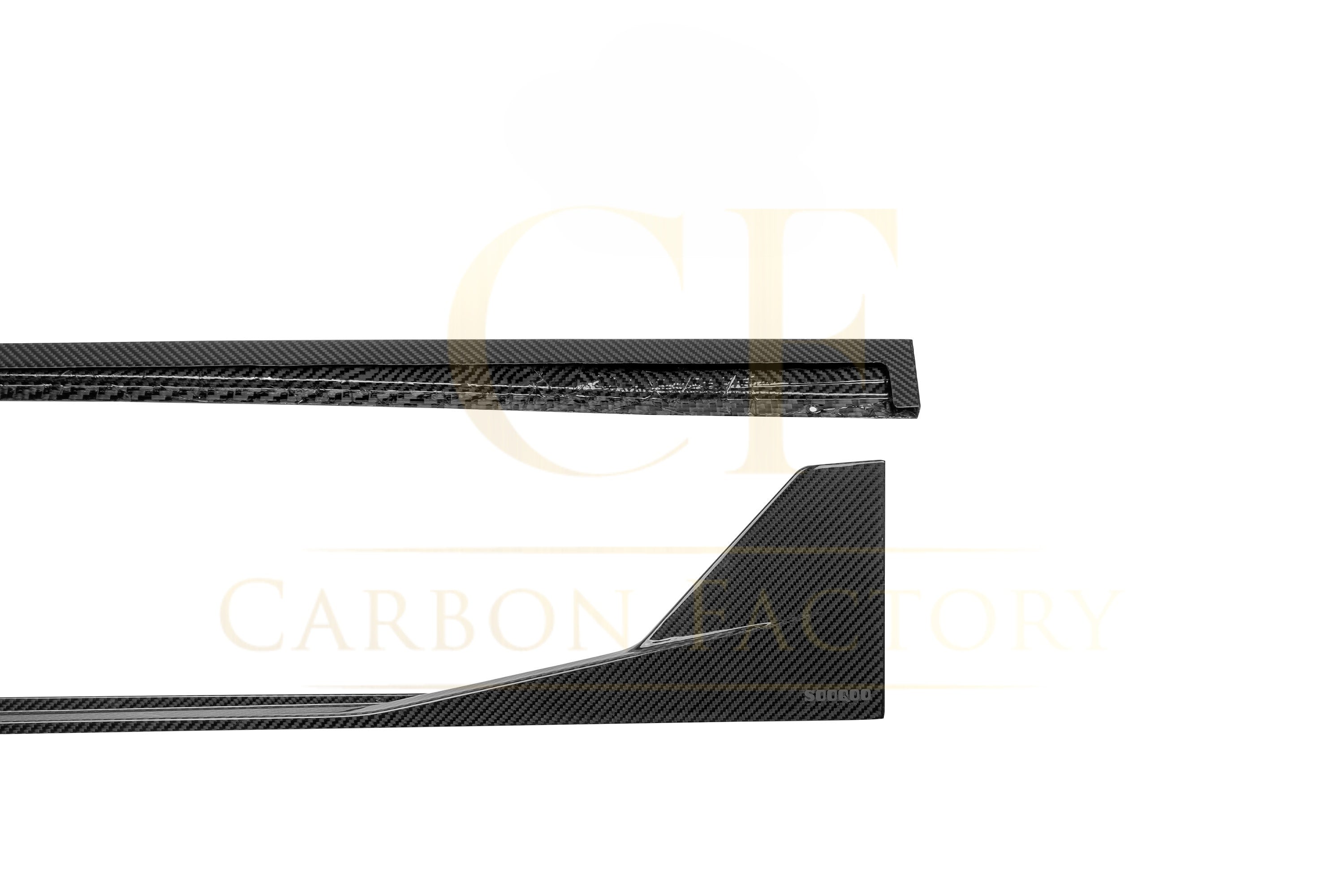OEM Style Pre-preg Carbon Fiber Side Skirts for Audi RS3 8Y 20-26 - Carbon Factory