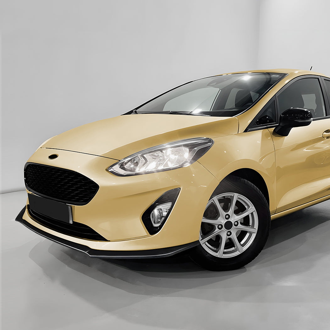 Gloss Black Front Splitter for Ford Fiesta B479 MK8 18-21