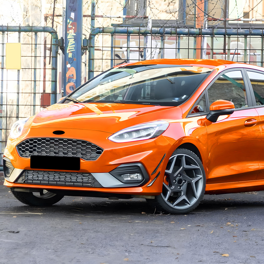 Gloss Black Front Canards for Ford Fiesta ST B479 MK8 18-20