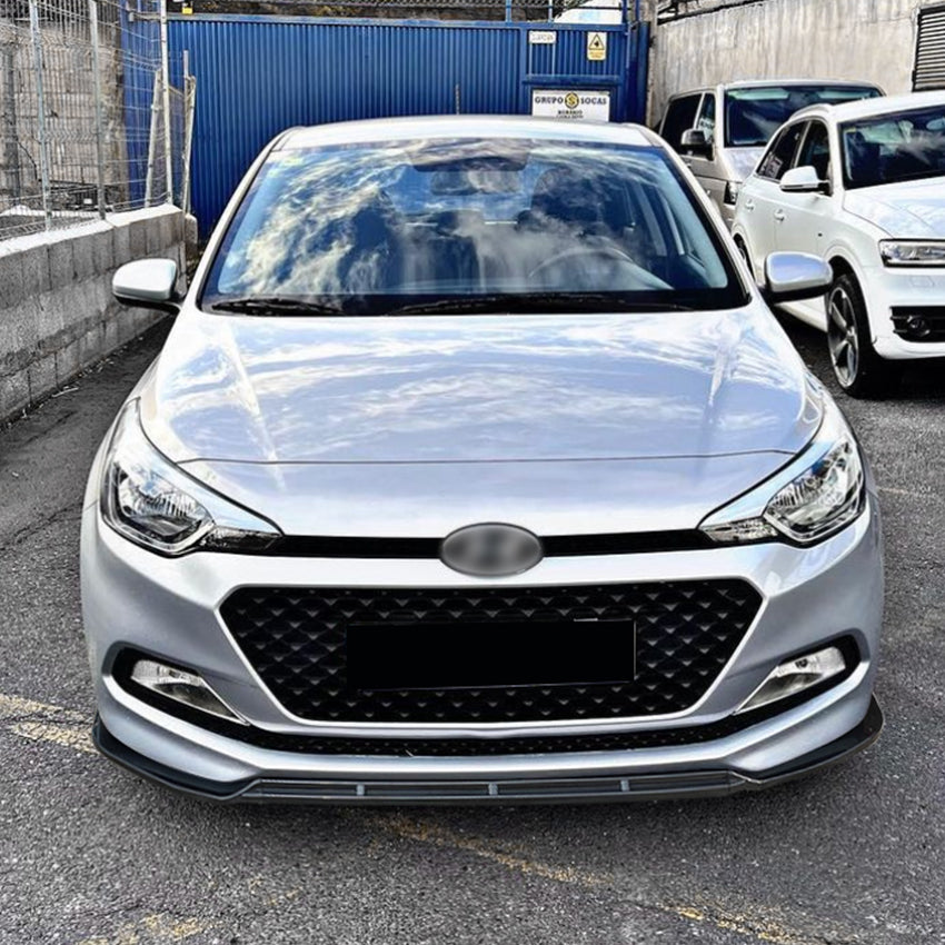 Gloss Black Front Splitter for Hyundai i20 MK2 15-17