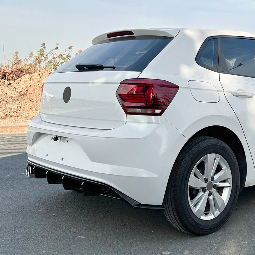OT Style Gloss Black Diffuser for VW Polo MK6 Standard model 18-26