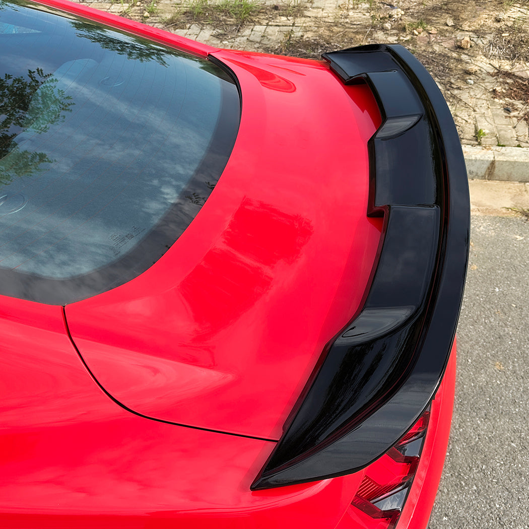GT2 Style Gloss Black Boot Spoiler for Ford Mustang S550 MK6 15-23