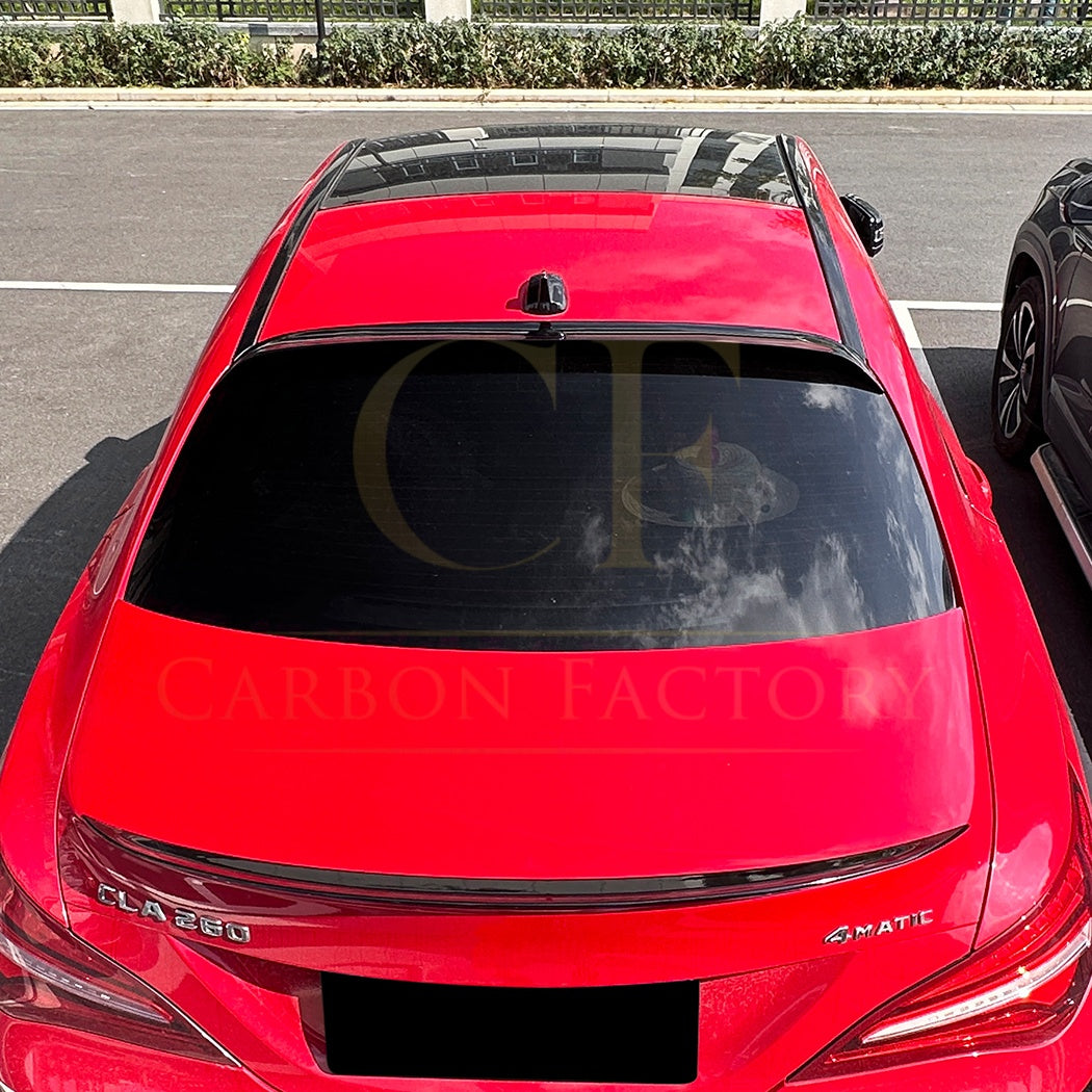 Gloss Black Roof Spoiler for Mercedes Benz W117 CLA 13-19 - Carbon Factory