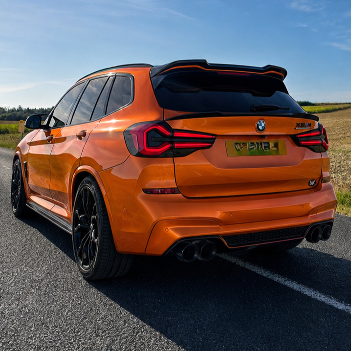 SQ Style Pre-Preg Carbon Fibre Mid Spoiler for BMW G01 X3 F97 X3M G08 IX3 LCI 22-25
