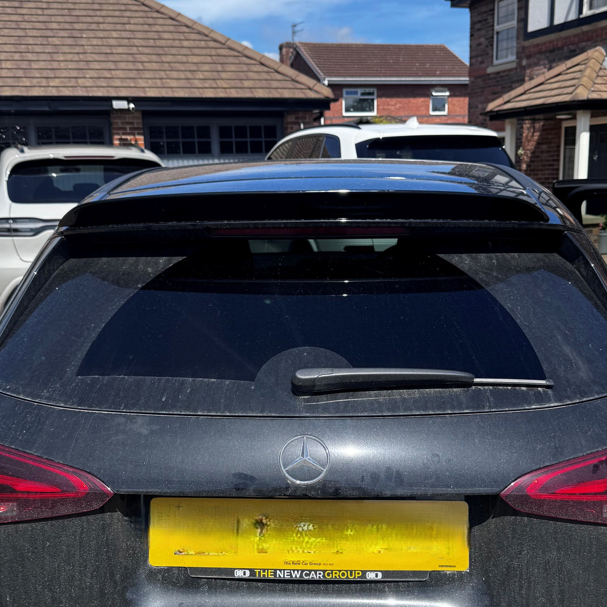 V Style Gloss Black Boot Spoiler for Mercedes Benz W177 A Class Hatchback 18-25