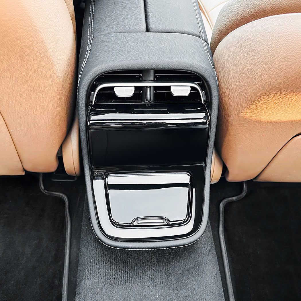 Gloss Black Rear Interior Trims for Mercedes Benz W214 E Class 24-Present - Carbon Factory