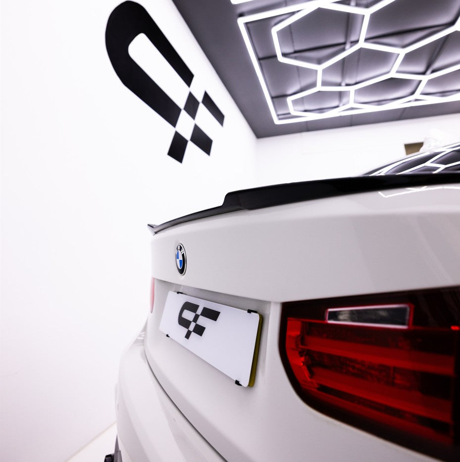 V Style Gloss Black Boot Spoiler for BMW 3 Series F30 F80 Saloon inc M3 12-19