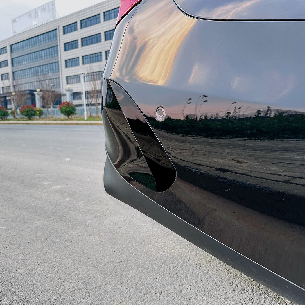 Gloss Black Rear Bumper Trims for Mercedes Benz W214 E Class AMG 24-Present - Carbon Factory