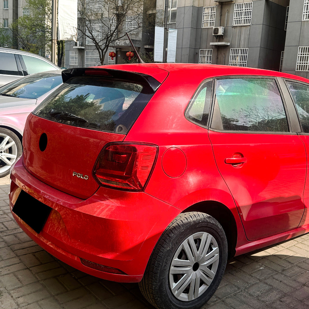 V Style Gloss Black Roof Spoiler for VW Polo MK5 6R 6C Standard model 10-17 (Copy)