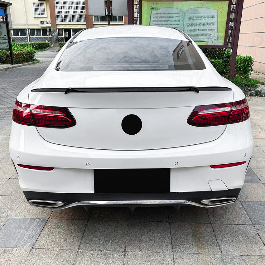Brabus Style Gloss Black Boot Spoiler for Mercedes Benz C238 E Class Coupe 16-23 - Carbon Factory