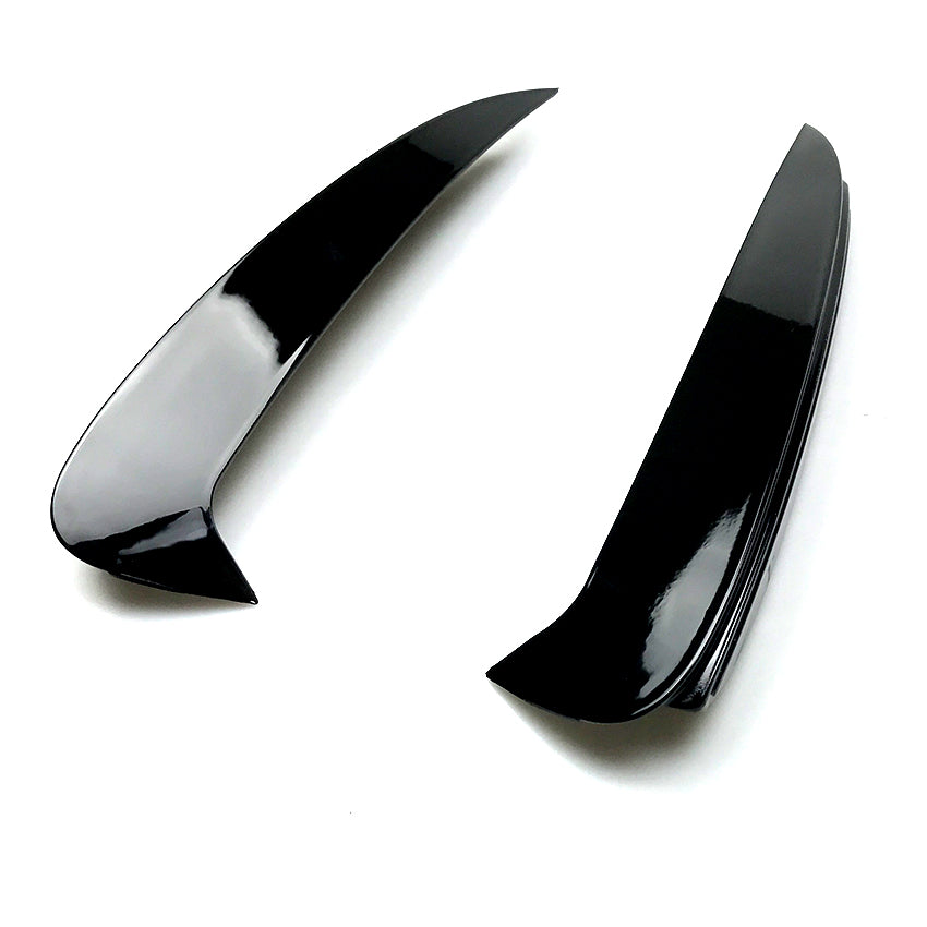 Gloss Black Rear Bumper Trims for Mercedes Benz W213 E Class AMG 16-23 - Carbon Factory