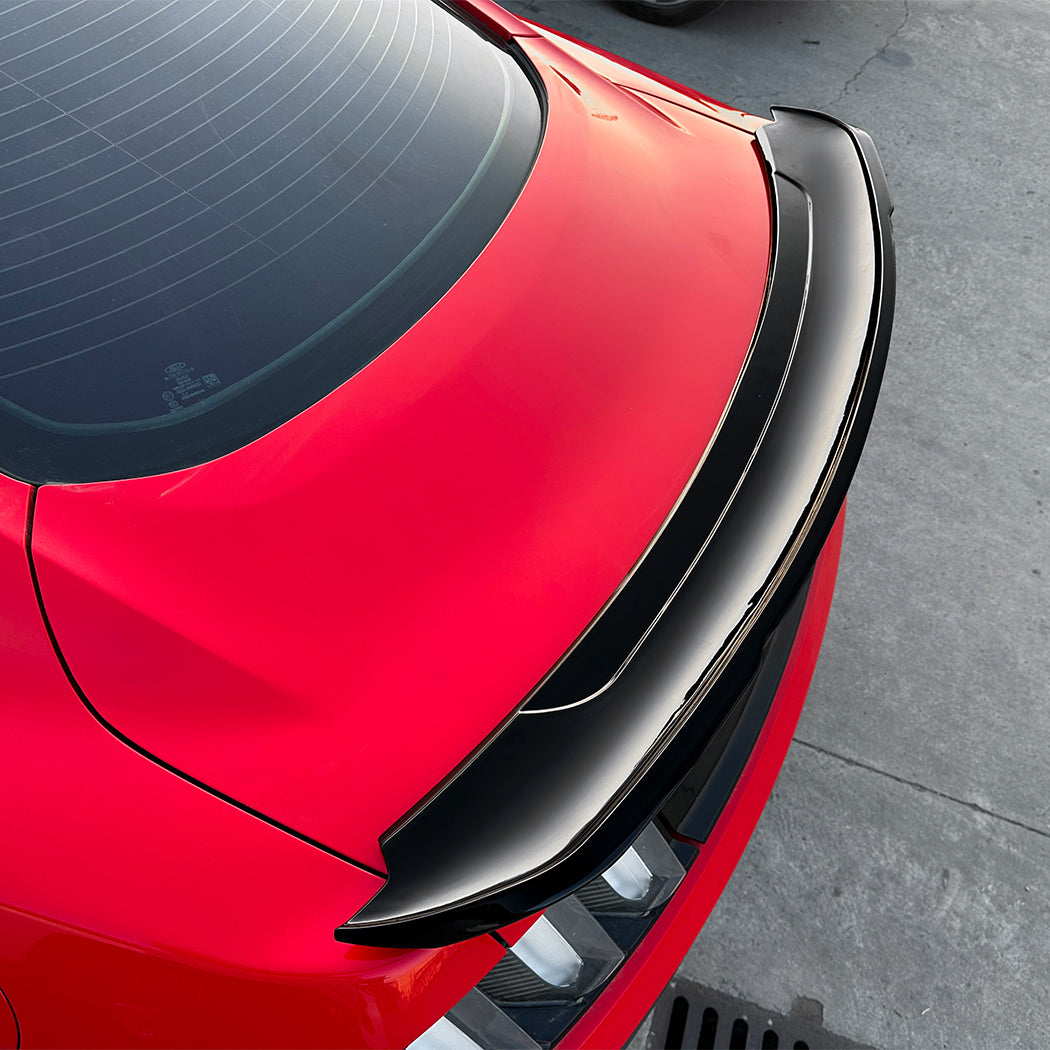 Gloss Black Boot Spoiler for Ford Mustang S550 MK6 15-23