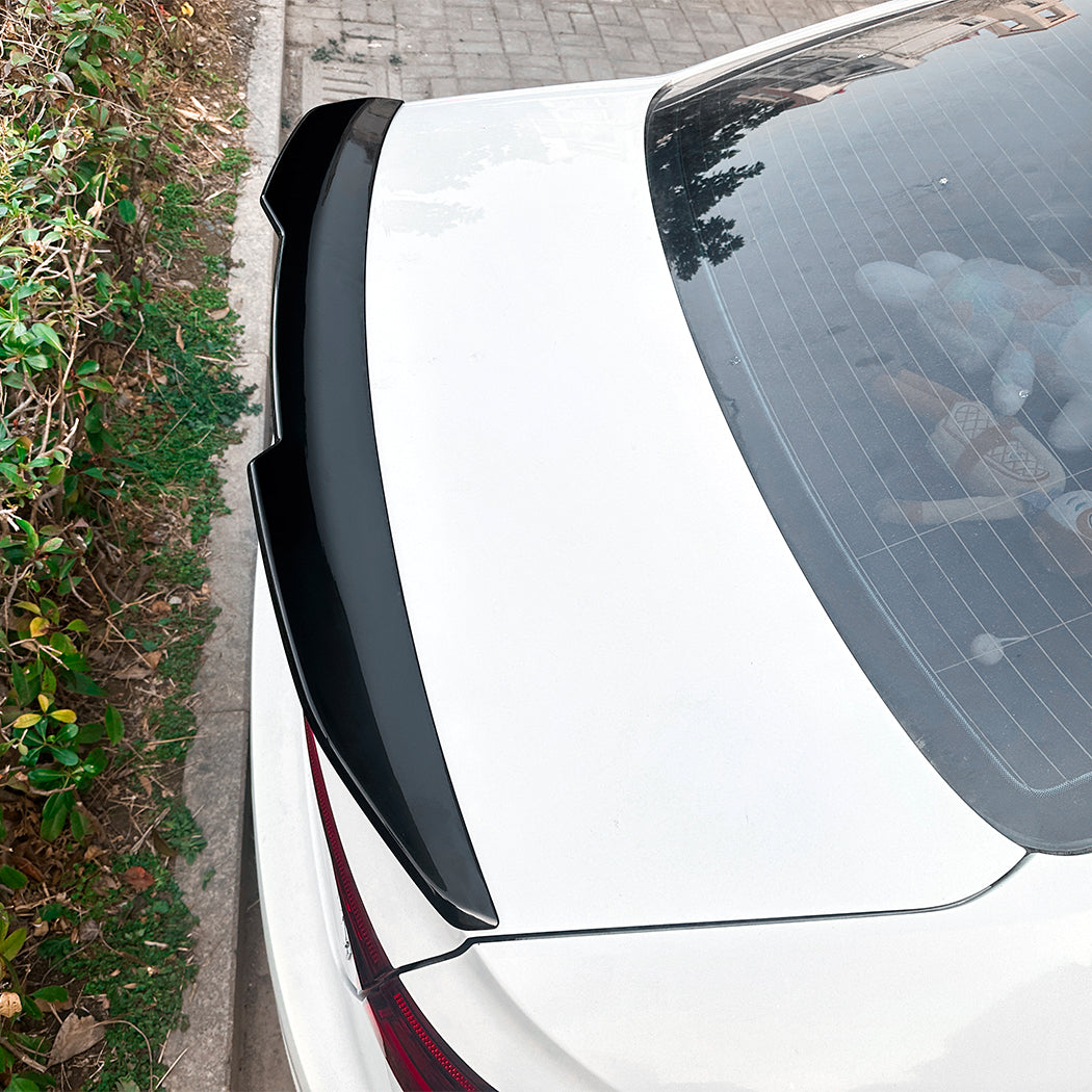 PSM Style Gloss Black Boot Spoiler for Audi A4 S4 B9 B9.5 15-25 - Carbon Factory