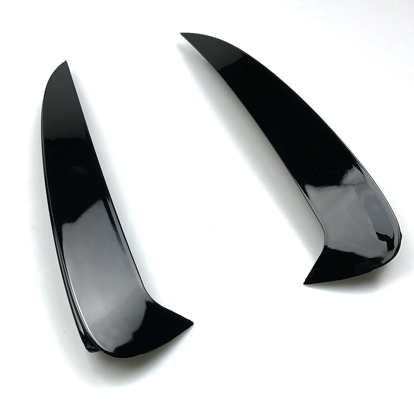 Gloss Black Rear Bumper Trims for Mercedes Benz W213 E Class AMG 16-23 - Carbon Factory